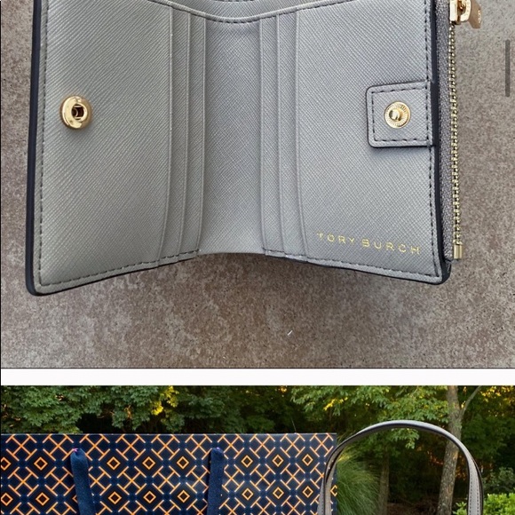 NWT Tory Burch Emerson Top Zip Tote & Wallet Set - Picture 4 of 6